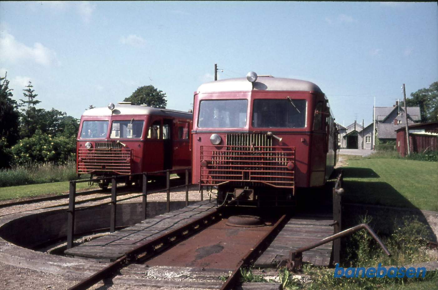Rødvig station . Drejeskiven