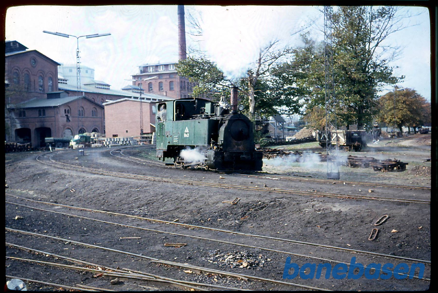 Sukkerroebaner. Saxkøbing. Rangering på fabriksområdet Sukkerroebaner. Saxkøbing. Rangering på fabriksområdet