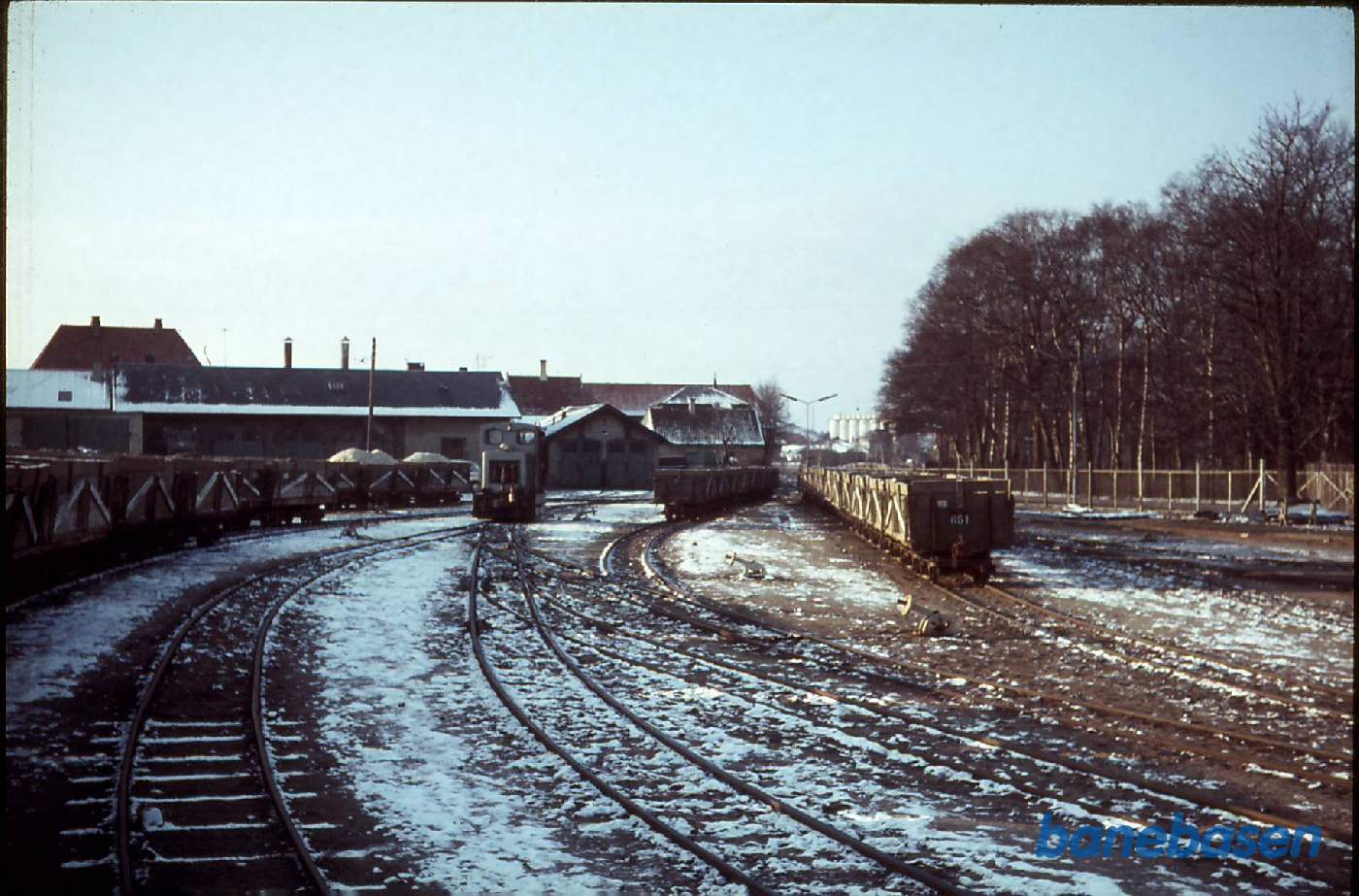 Sukkerroebaner. Nakskov. Opstillingsspor