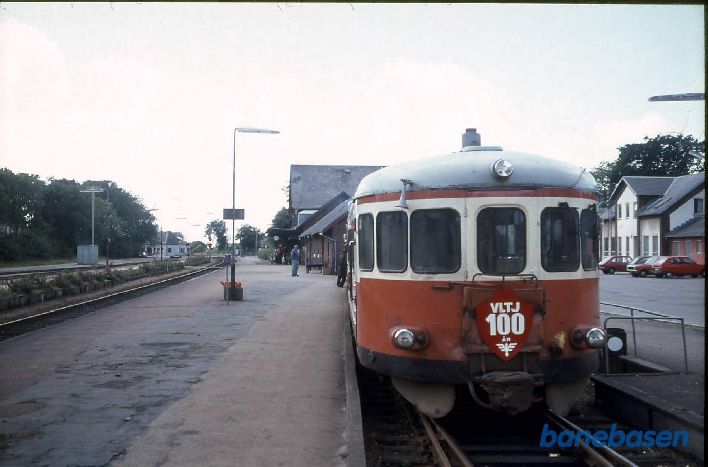 VLTJ 100 års jubilæum. Jubilæumstog på Vemb station VLTJ 100 års jubilæum. Jubilæumstog på Vemb station