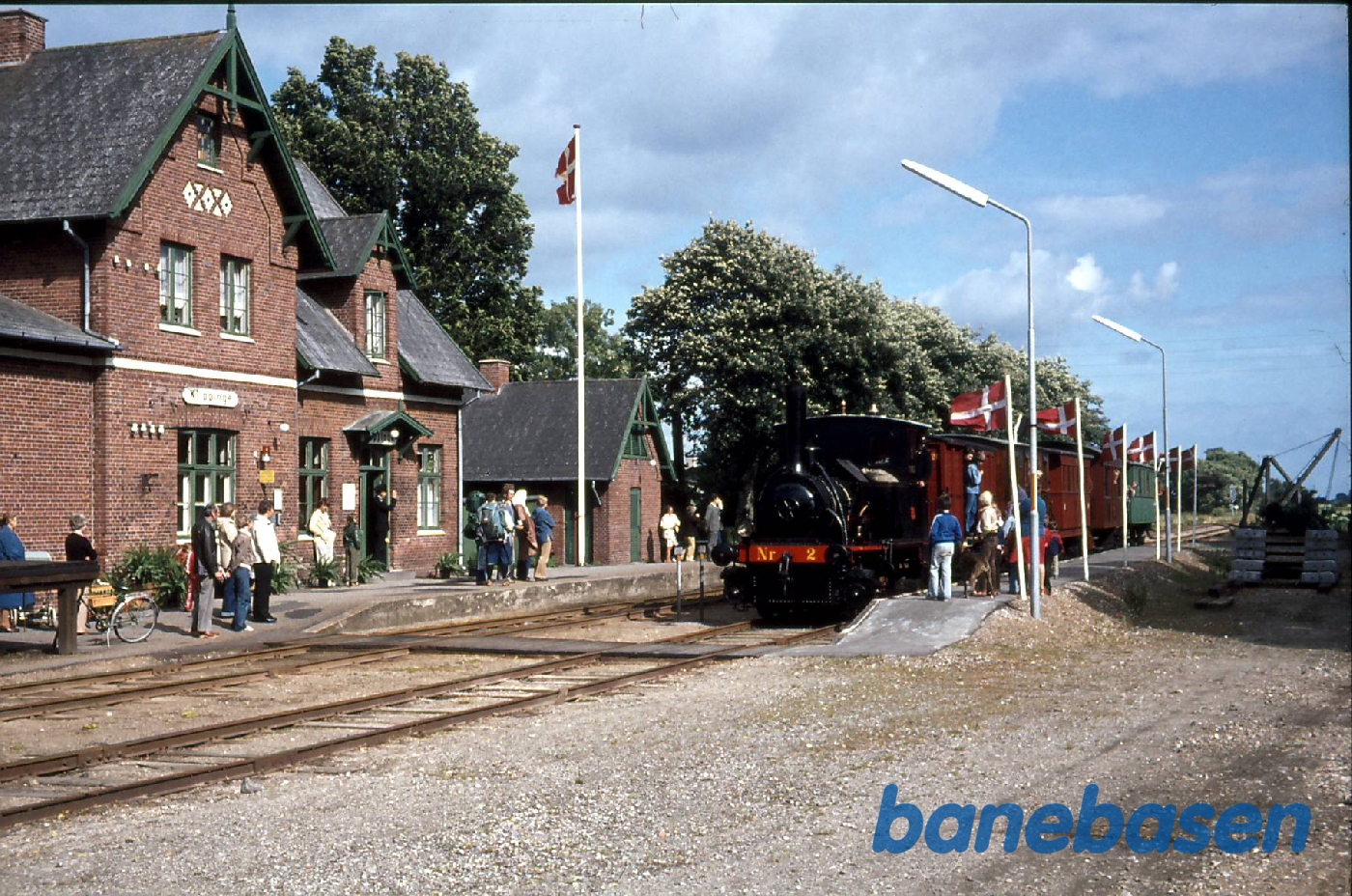 ØSJS 100 års jubilæum. ØSJS Køge nr. 2 på Klippinge station ØSJS 100 års jubilæum. ØSJS Køge nr. 2 på Klippinge station