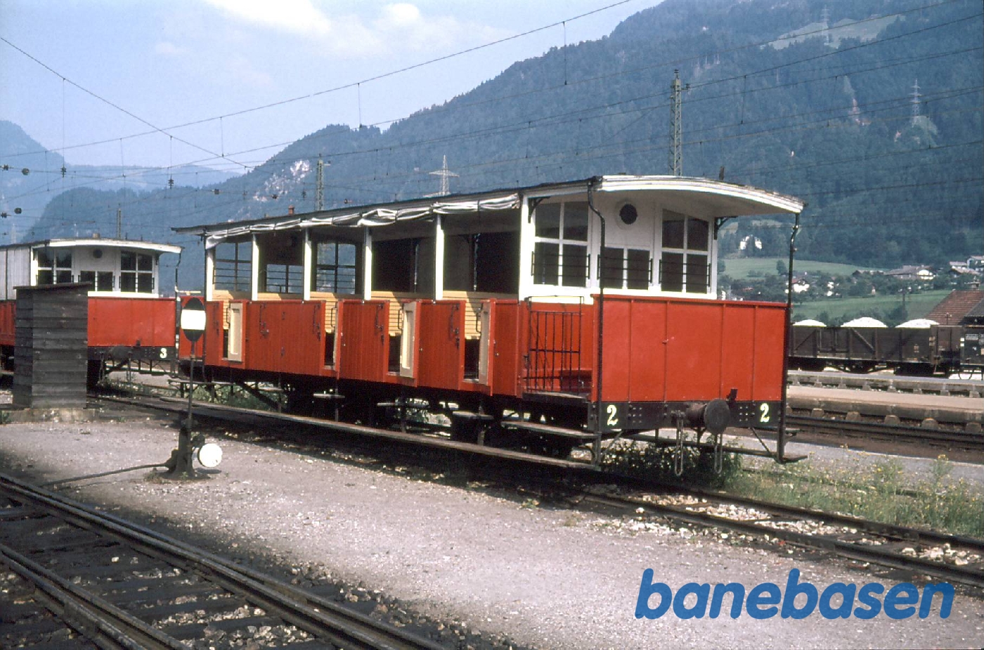 Østrig - Smalsporsbaner. Vogn nr. 2 Østrig - Smalsporsbaner. Vogn nr. 2