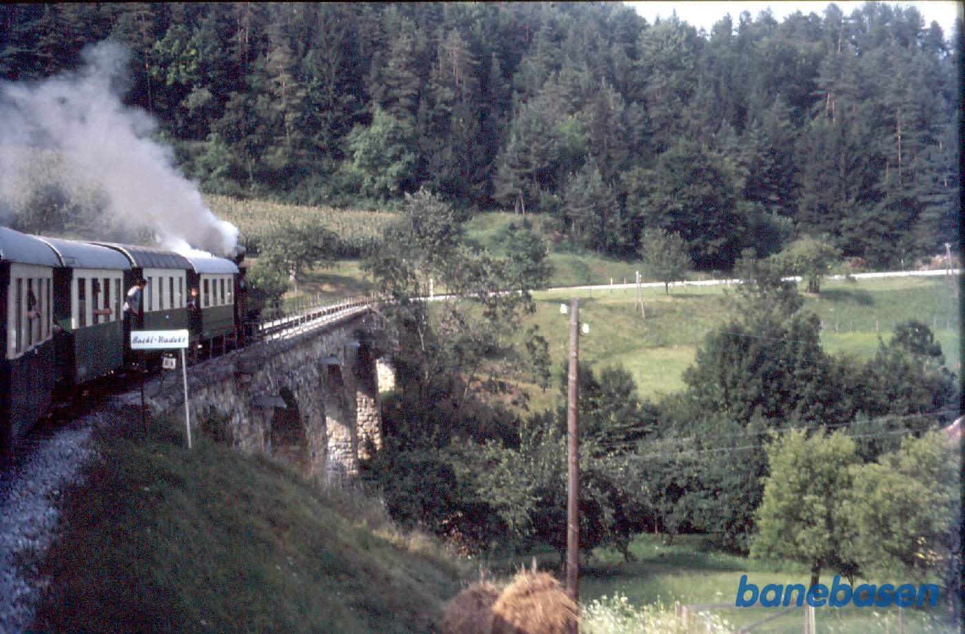 Østrig - Smalsporsbaner. Viadukt Bachl