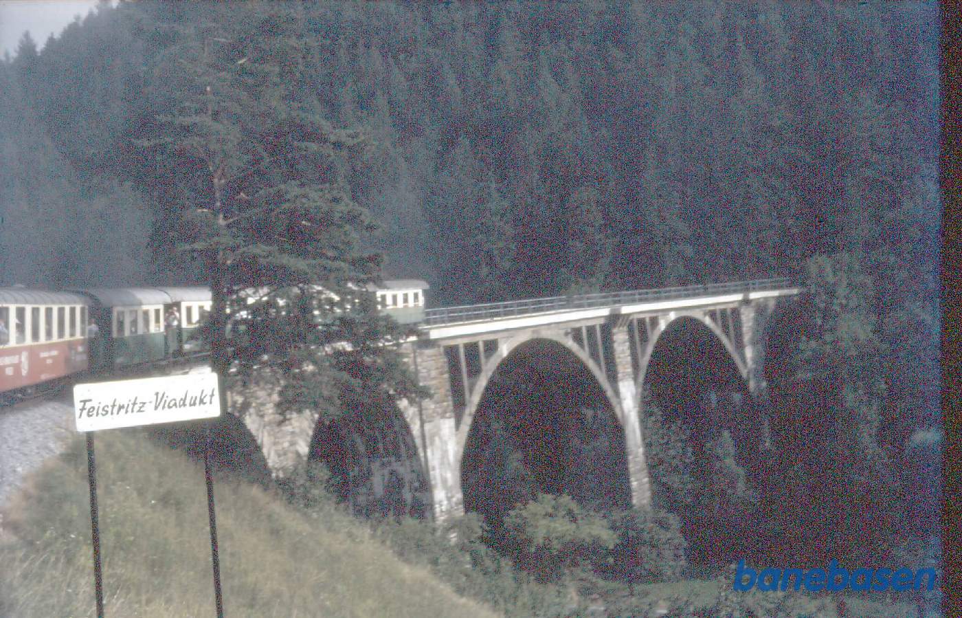 Østrig - Smalsporsbaner. Viadukt Feistritz