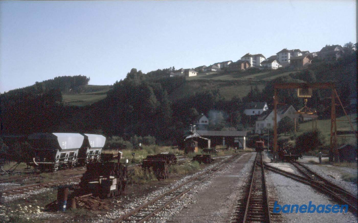 Østrig - Smalsporsbaner. Birkfeld stationsterræn