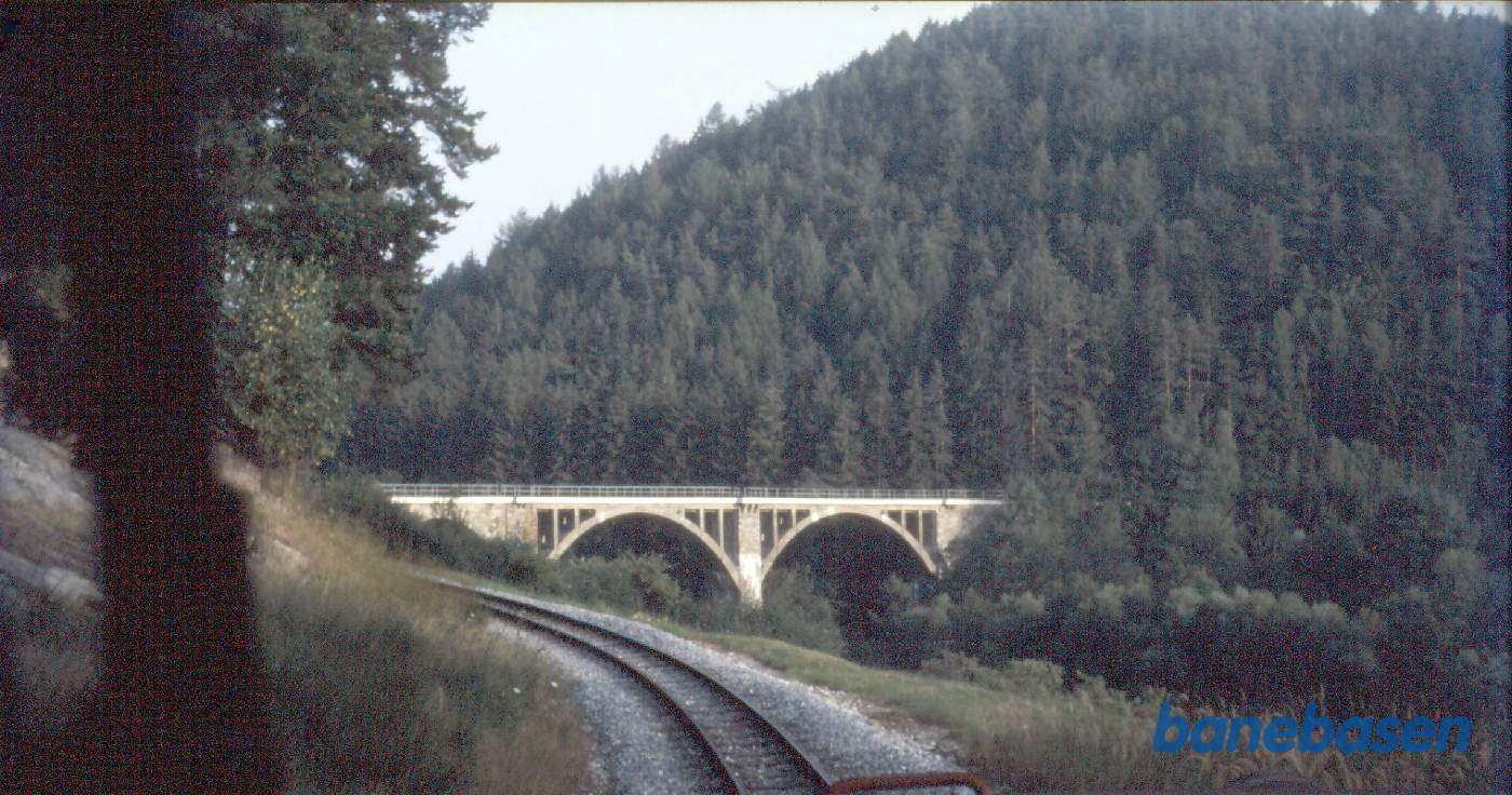 Østrig - Smalsporsbaner. Viadukt Feistritz