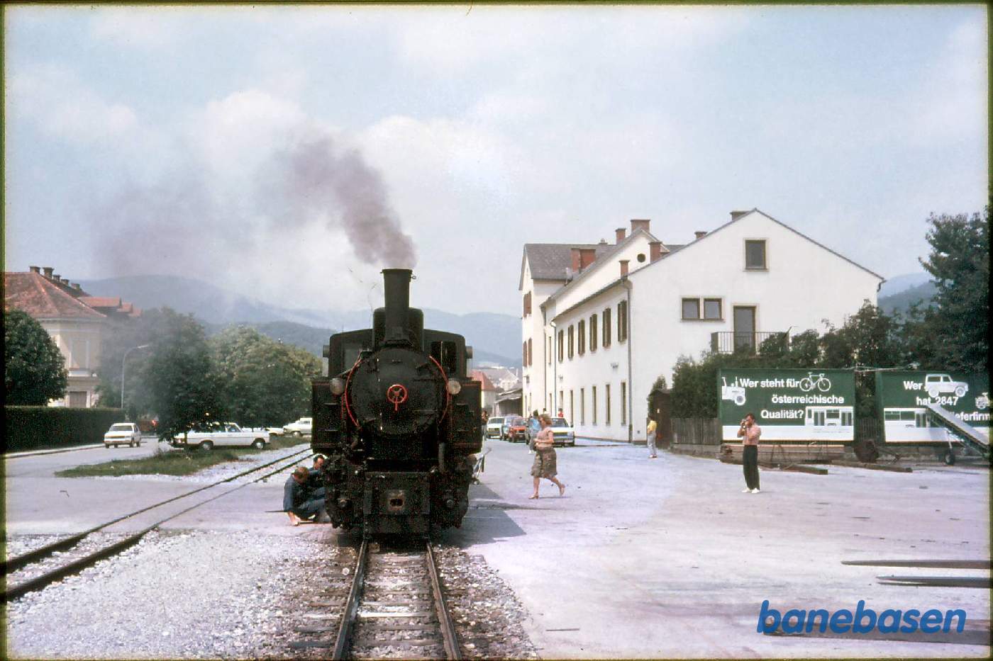 Østrig - Smalsporsbaner. Lok Kh101 klar tli afgang fra Weiz