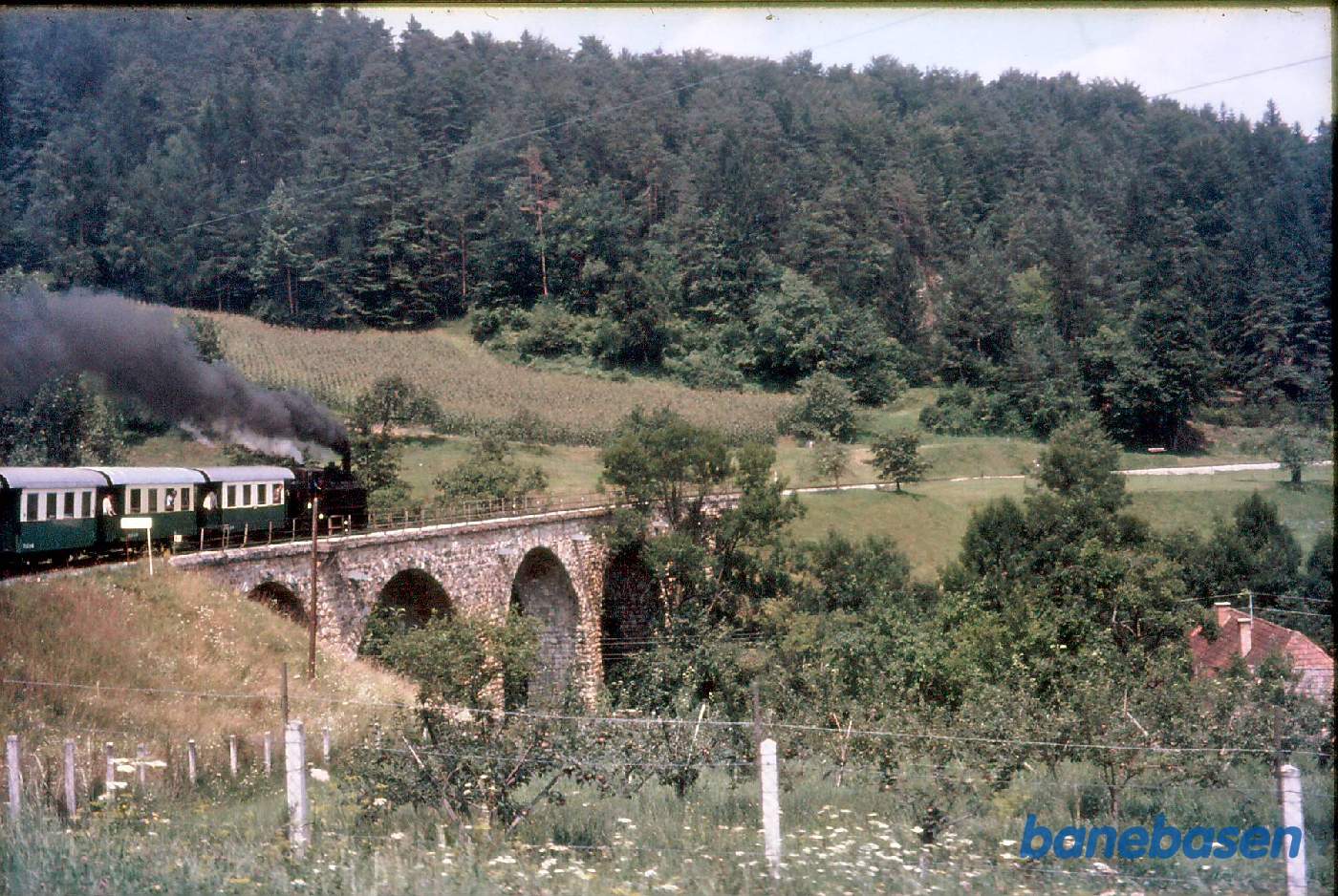 Østrig - Smalsporsbaner. Viadukt Peezen