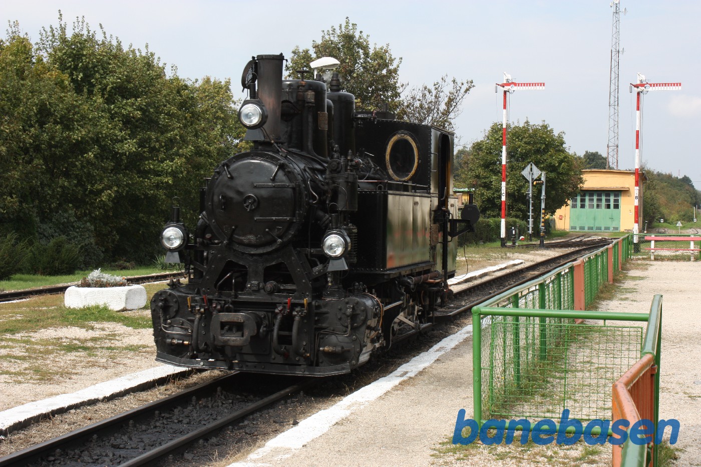 Budapest. Børnebanen. Lokomotivet dertrag vores tog Budapest. Børnebanen. Lokomotivet dertrag vores tog