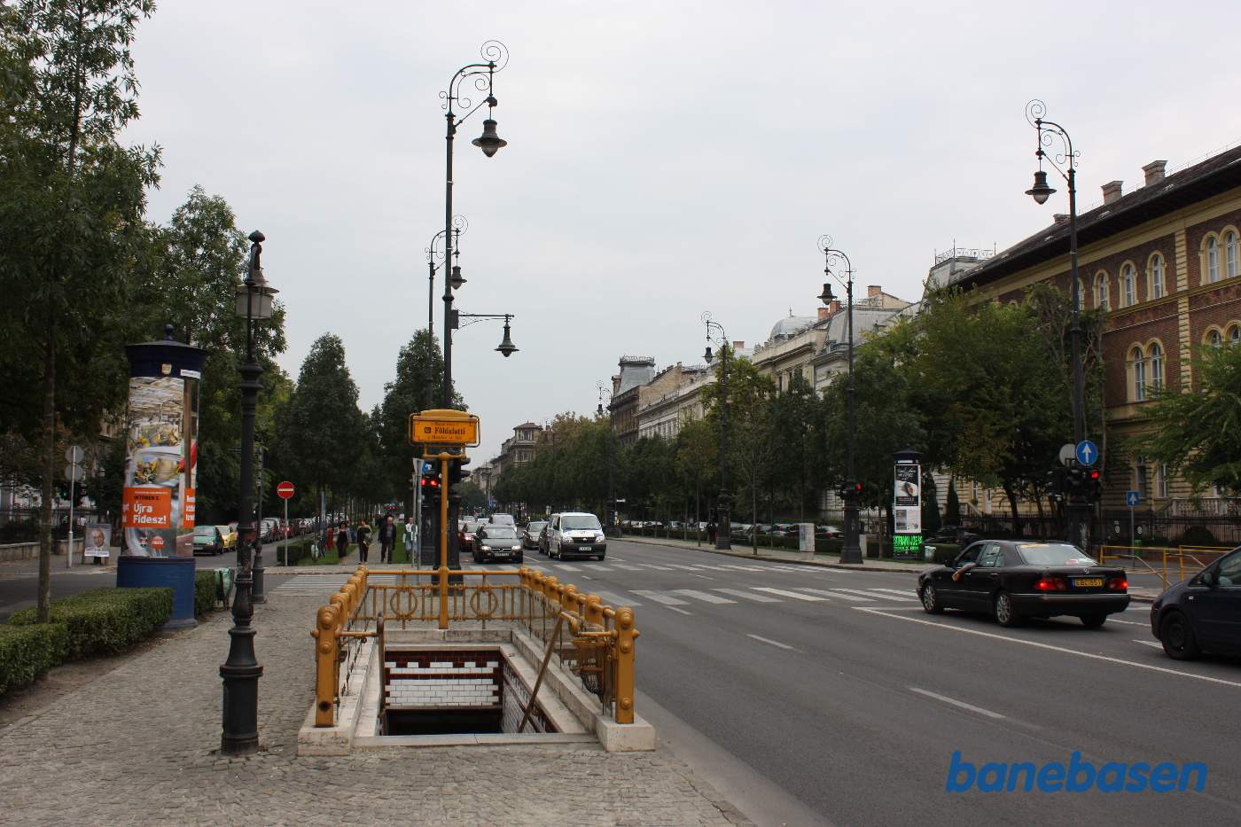 Budapest. Nedgang til undergrundsbanen