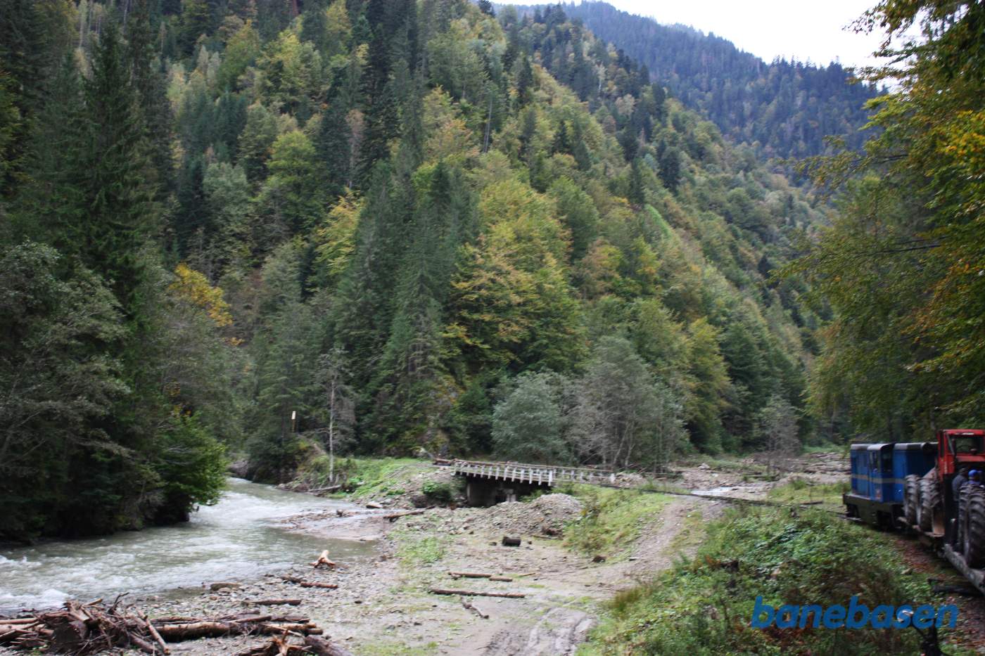 Stålbro for skovbanen