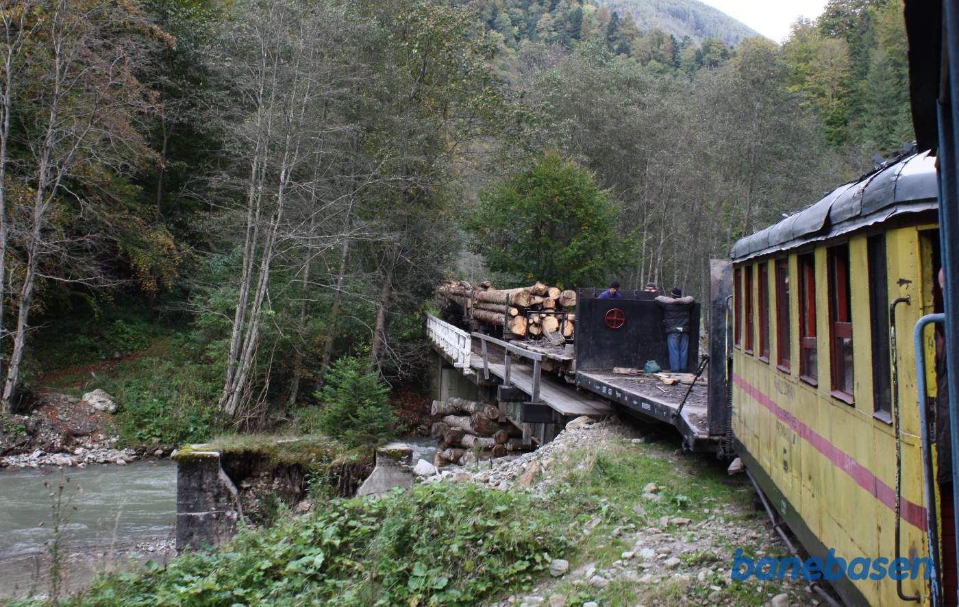 Billede fra turen tilbage. På vej over stålbro
