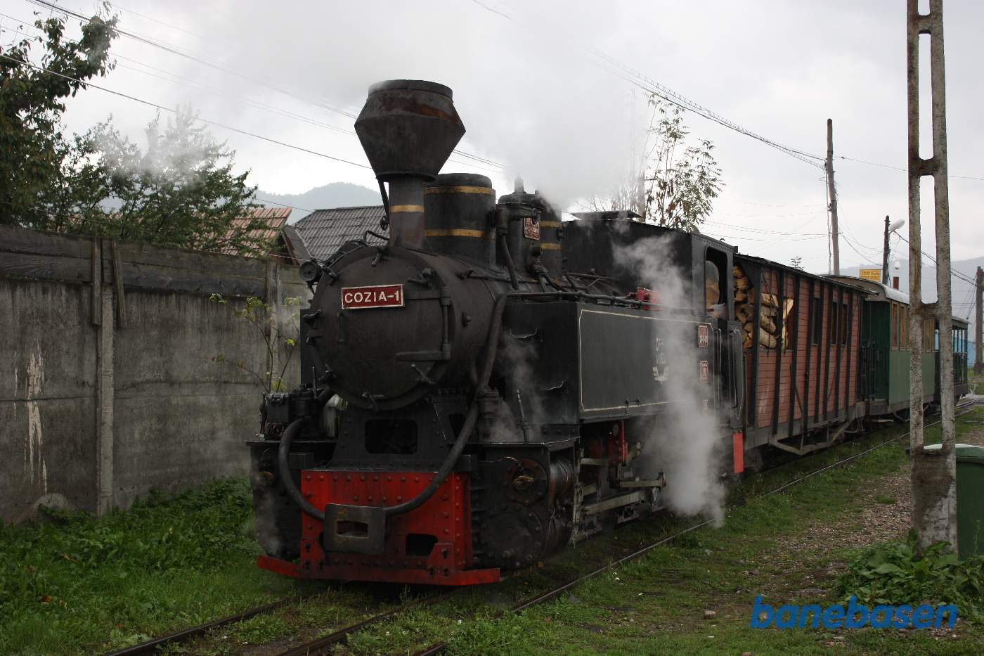 Damploko der skulle trække dagens udflugtstog