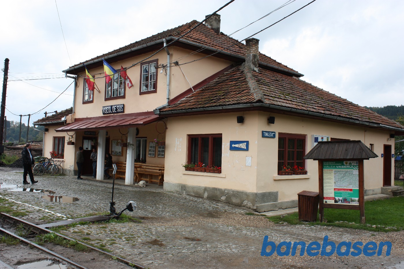 Kontorbygningen og billetsalg for savværk og bane Kontorbygningen og billetsalg for savværk og bane