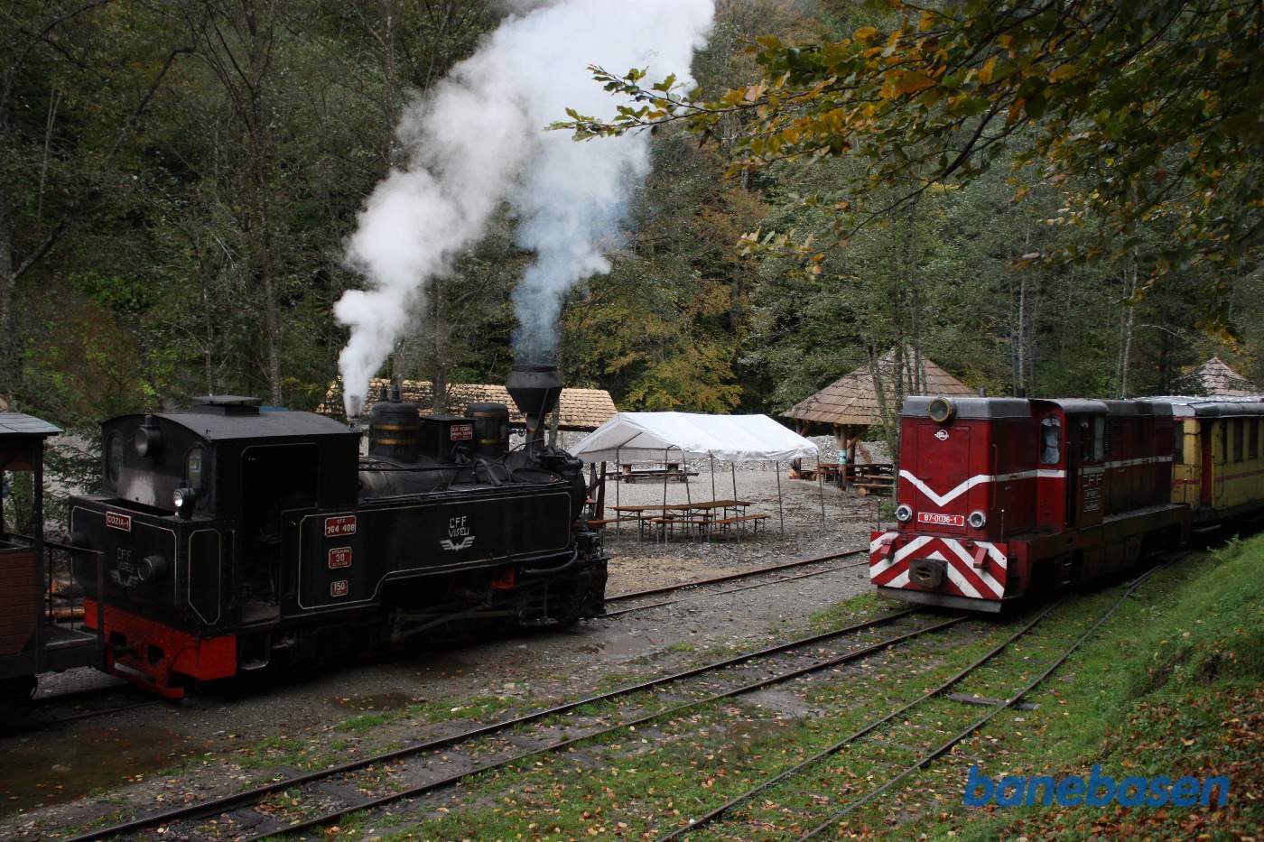 Krydsning på turistholdepladsen