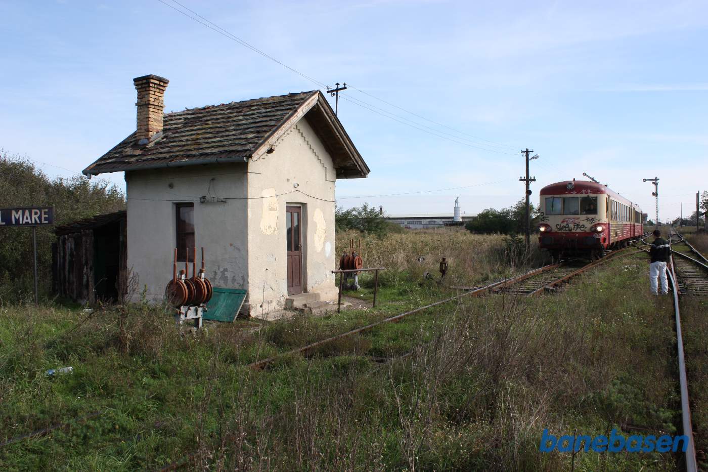 Sinicolaul Mare. Afgående tog