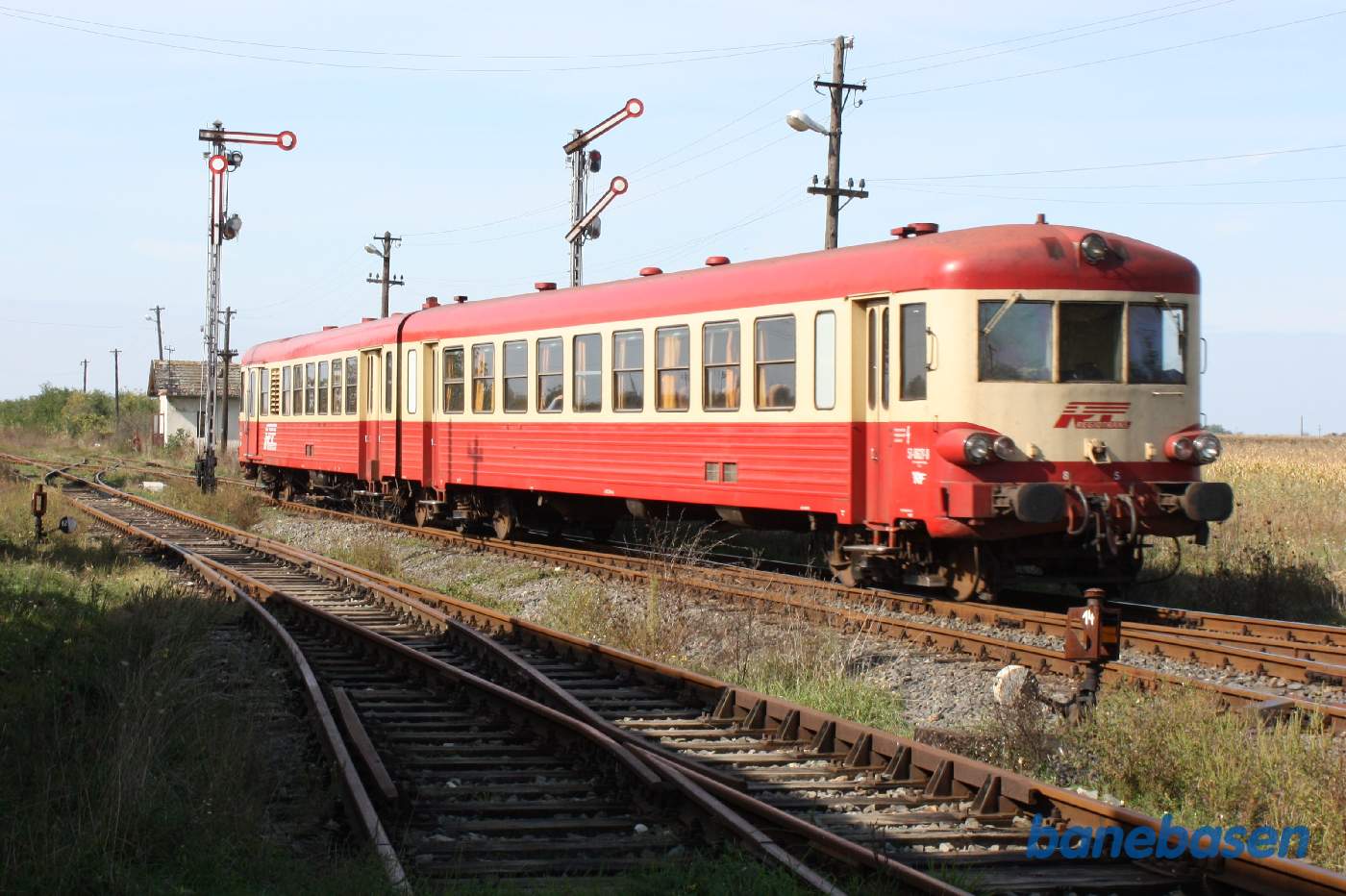 Sinicolaul Mare. Tog på vej ud modsat Arad