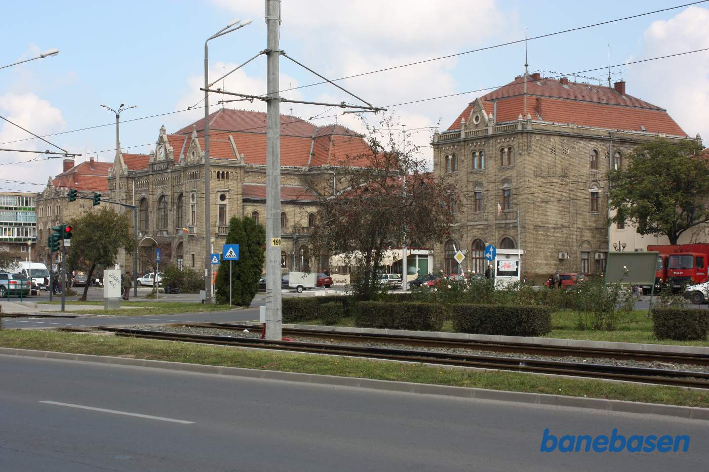 Arad. Stationsbygningen