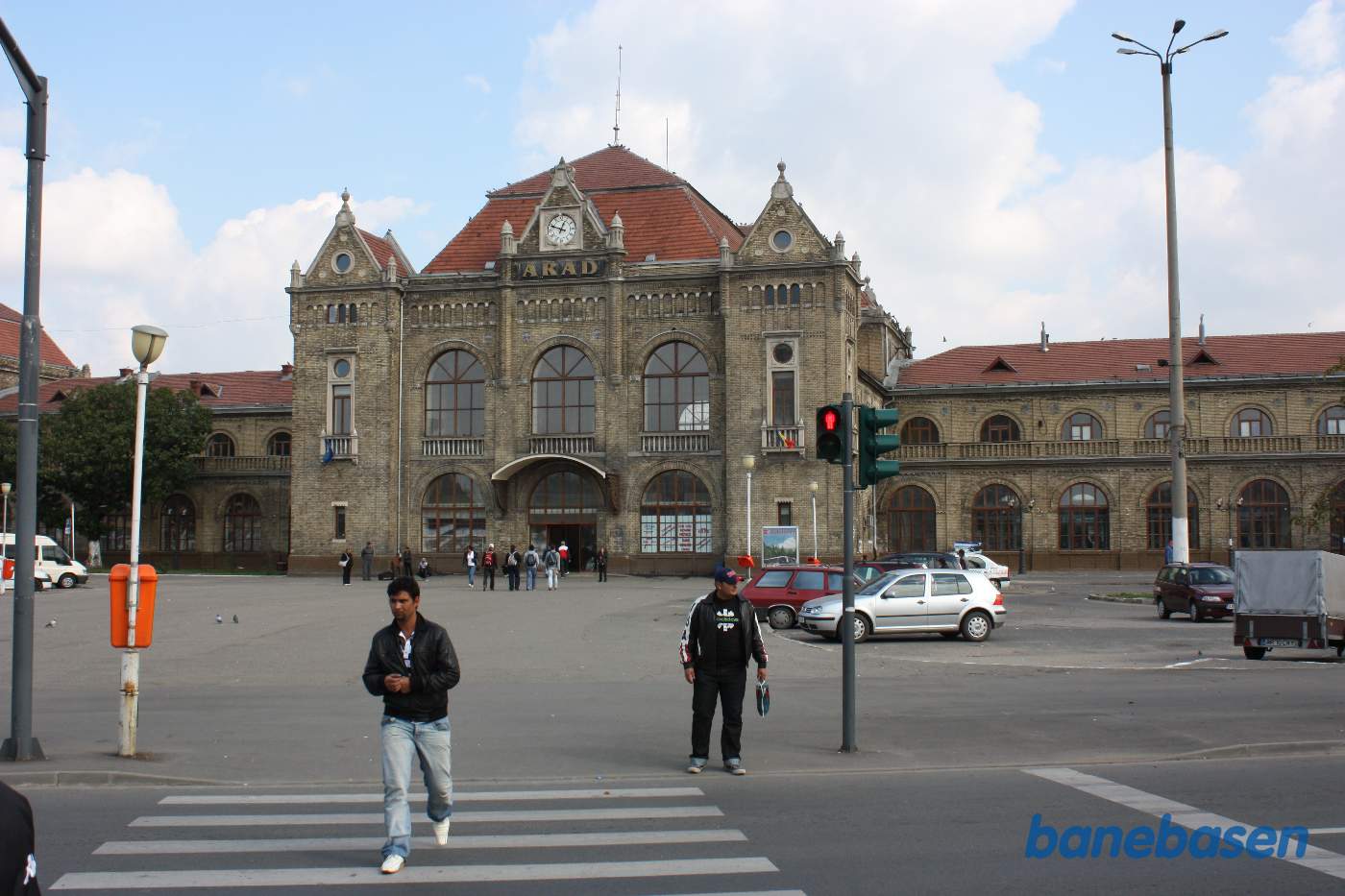 Arad. Stationsbygningen