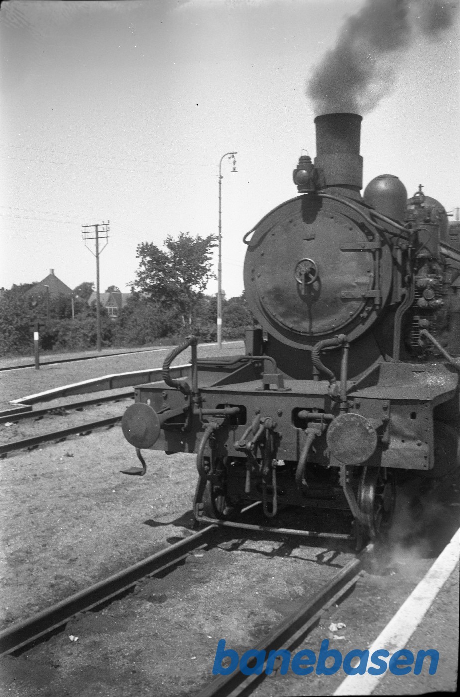 Damplokomotiv HFHJ nr. 9 på Hillerød station Damplokomotiv HFHJ nr. 9 på Hillerød station