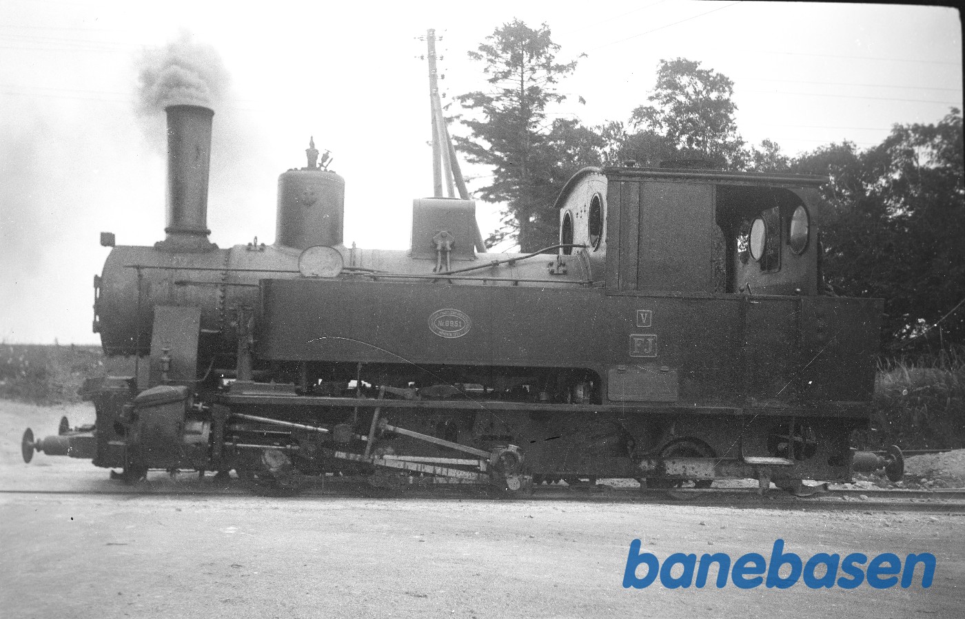 Damplokomotiv FJ Nr. V. Faxe kalkbrud Damplokomotiv FJ Nr. V. Faxe kalkbrud