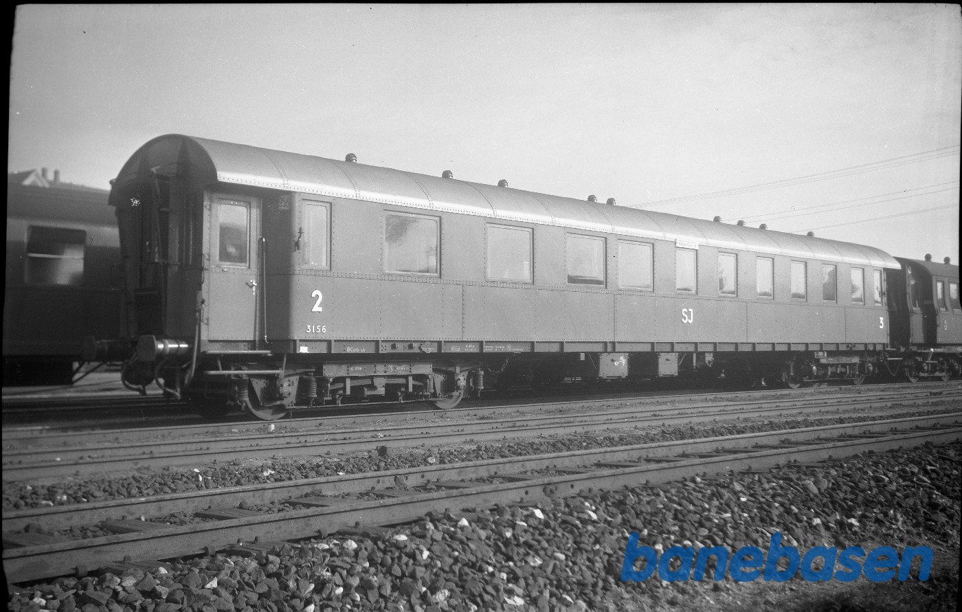 Svensk 2-3 kl. Personvogn i København Svensk 2-3 kl. Personvogn i København