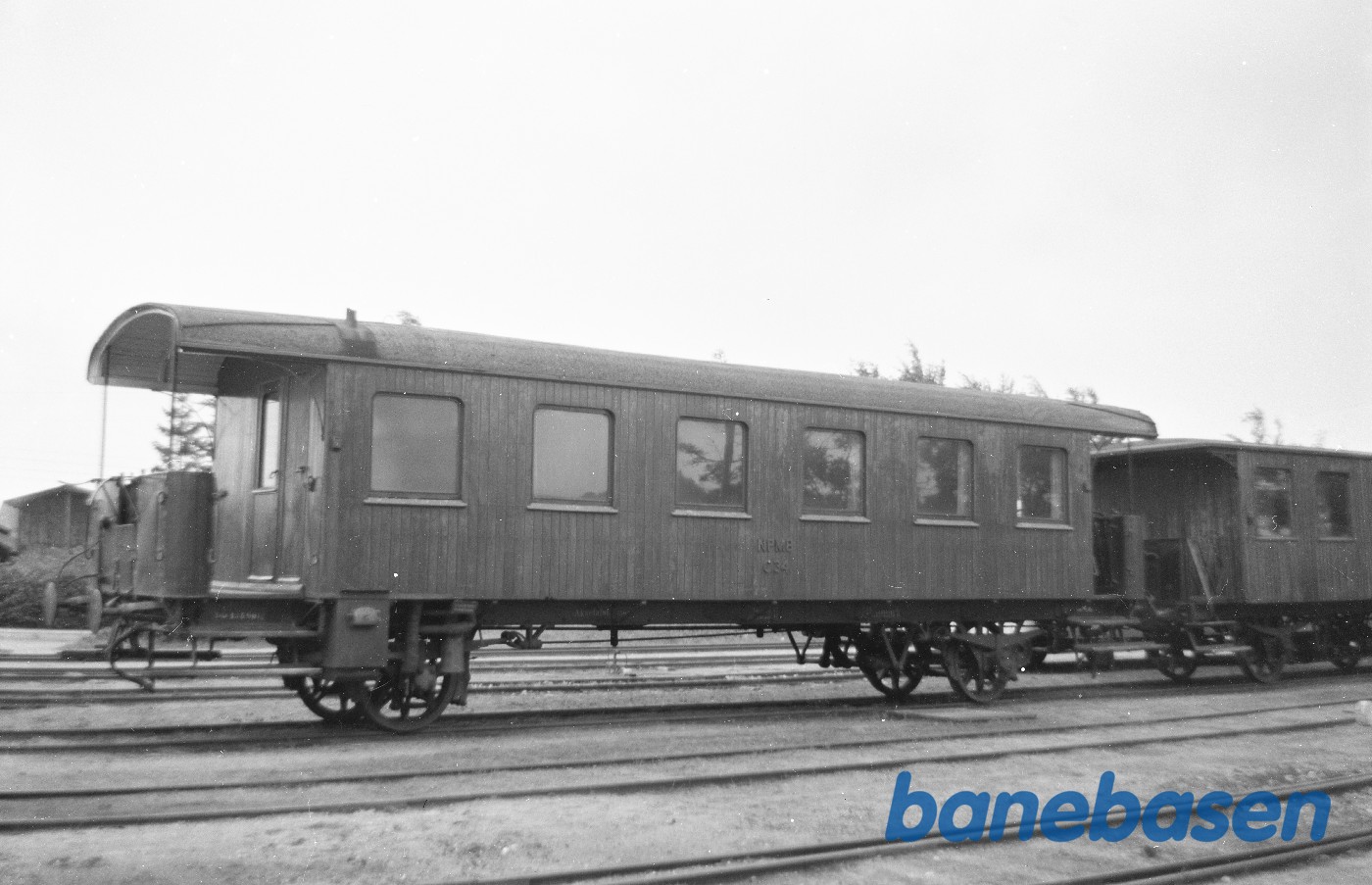 Personvogn NPMB C 34 På Præstø station Personvogn NPMB C 34 På Præstø station