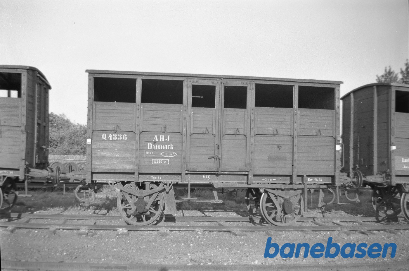 Lukket godsvogn AHJ Q 4336 i Aalborg Lukket godsvogn AHJ Q 4336 i Aalborg