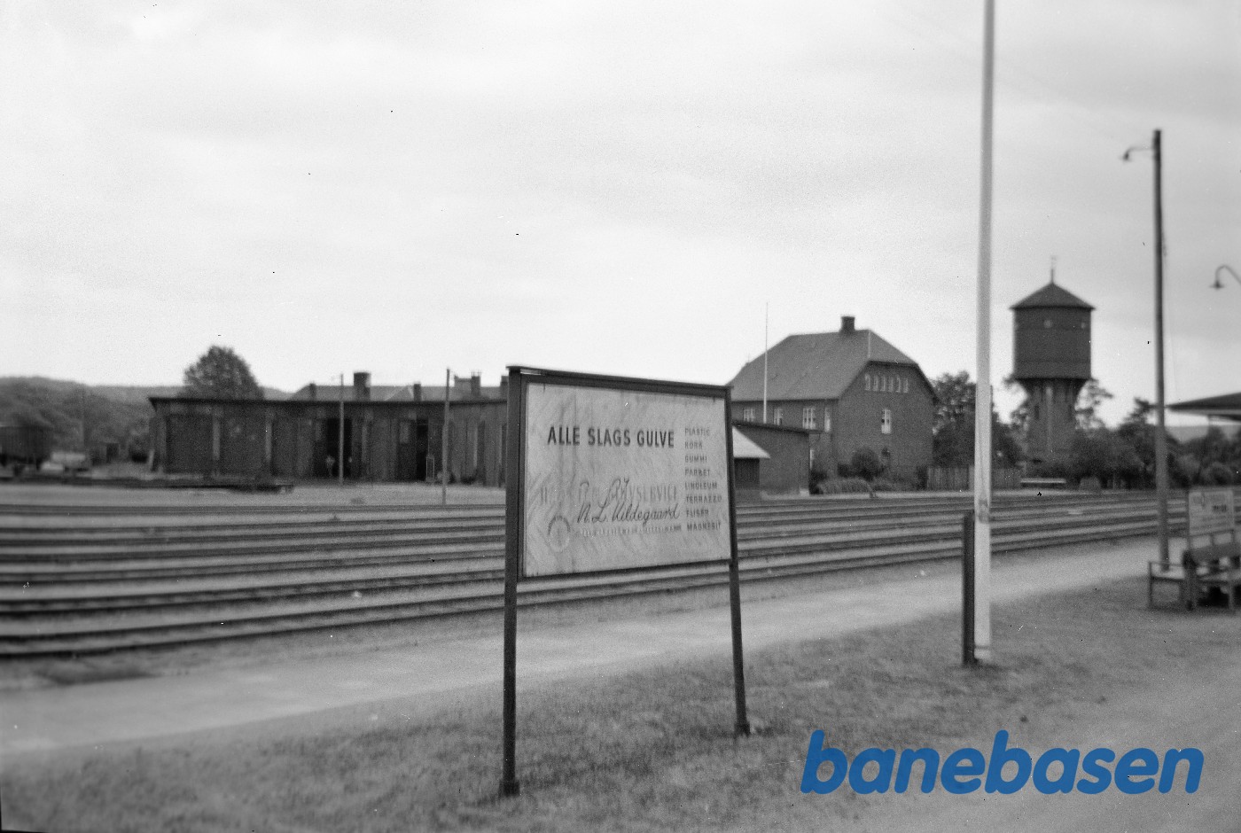 Remise og vandtårn i Langaa Remise og vandtårn i Langaa