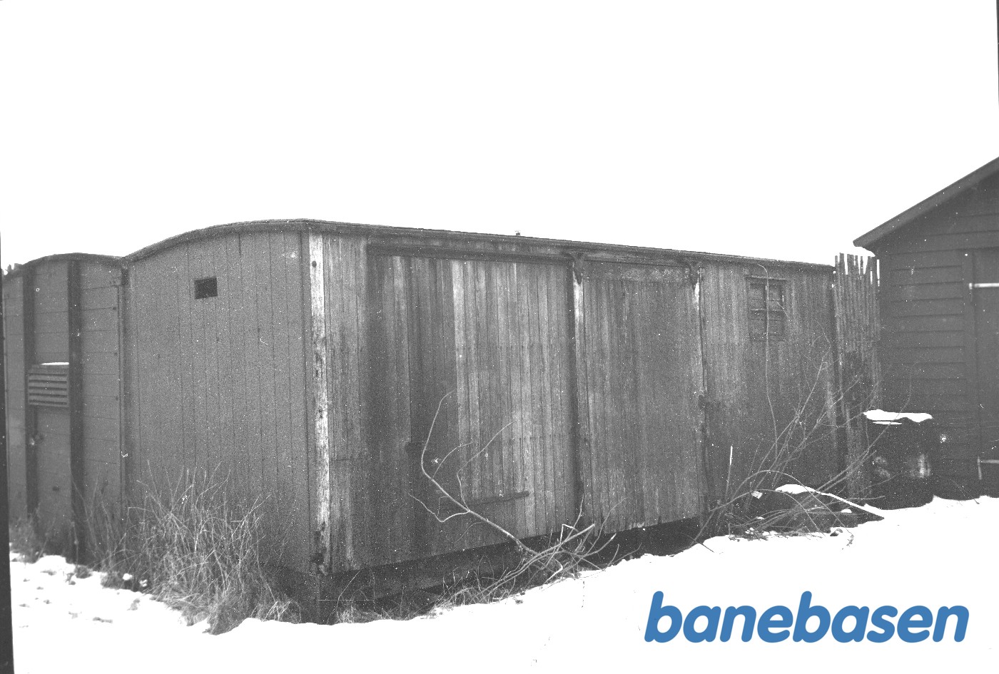 Vognkasse fra ukendt godsvogn på Nykøbing Mors station Vognkasse fra ukendt godsvogn på Nykøbing Mors station