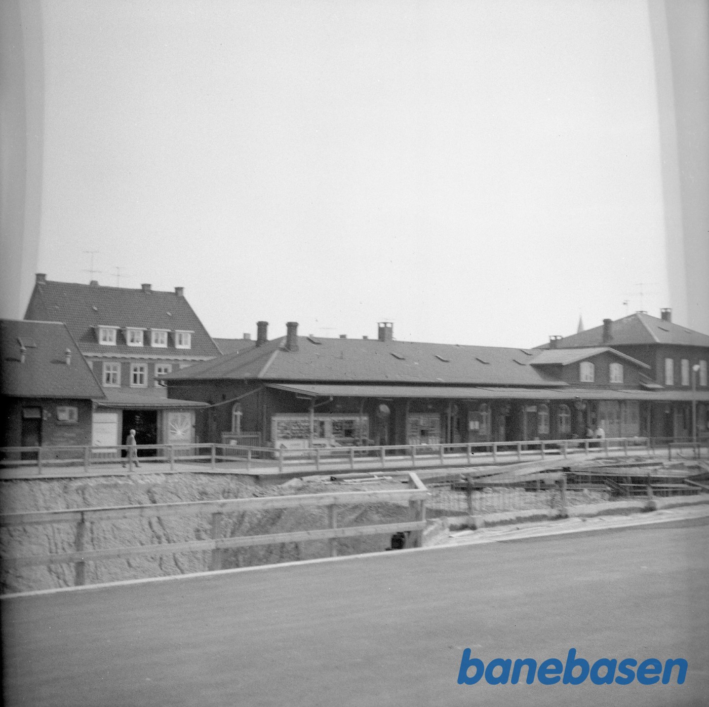 Holbæk station under ombygning Holbæk station under ombygning