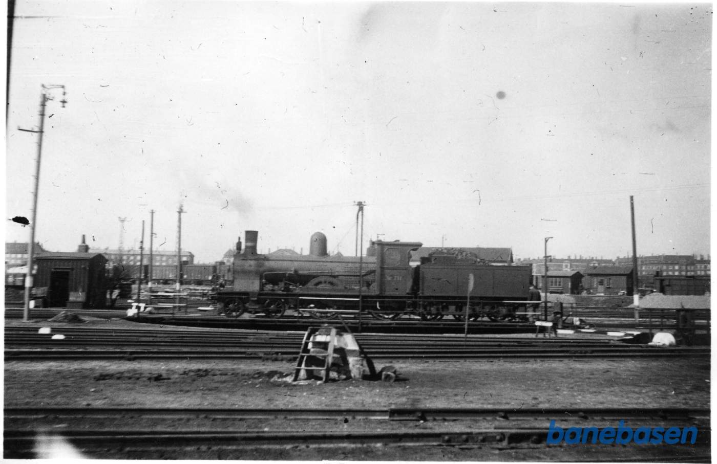 På drejeskiven ved maskindepotet på København G.