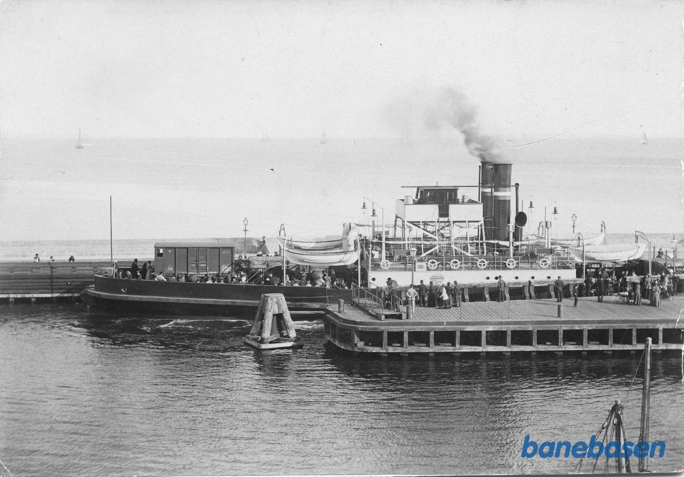 Færgen afgår fra Helsingør