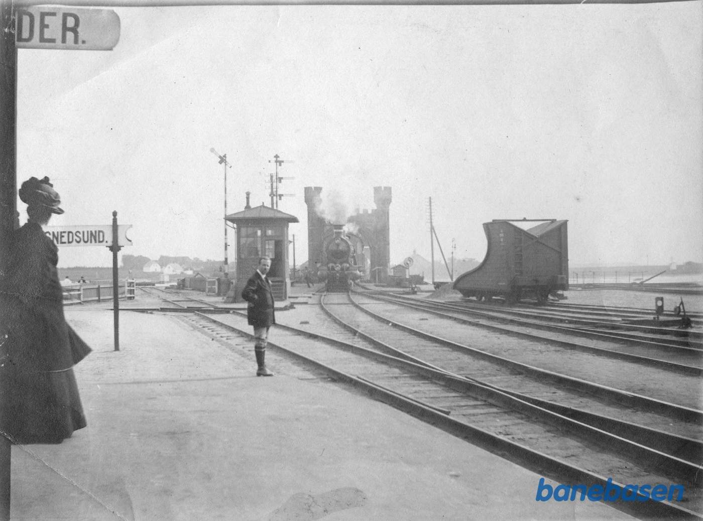 En P-maskine ankommer fra Masnedø