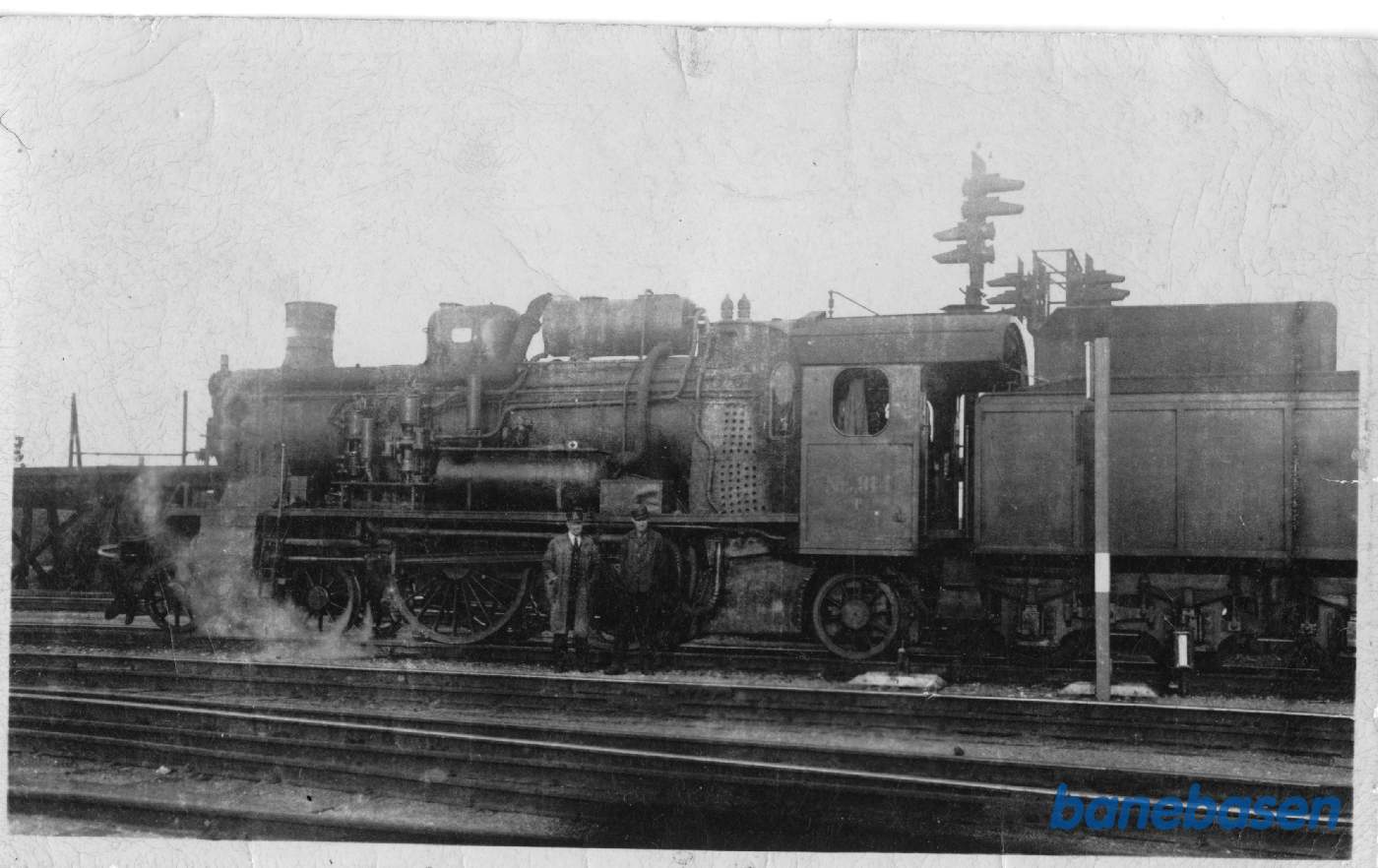 Tog 58. P 914 har forsøgsvis Knorr blandingsbatteri og fødevandsforvarmer