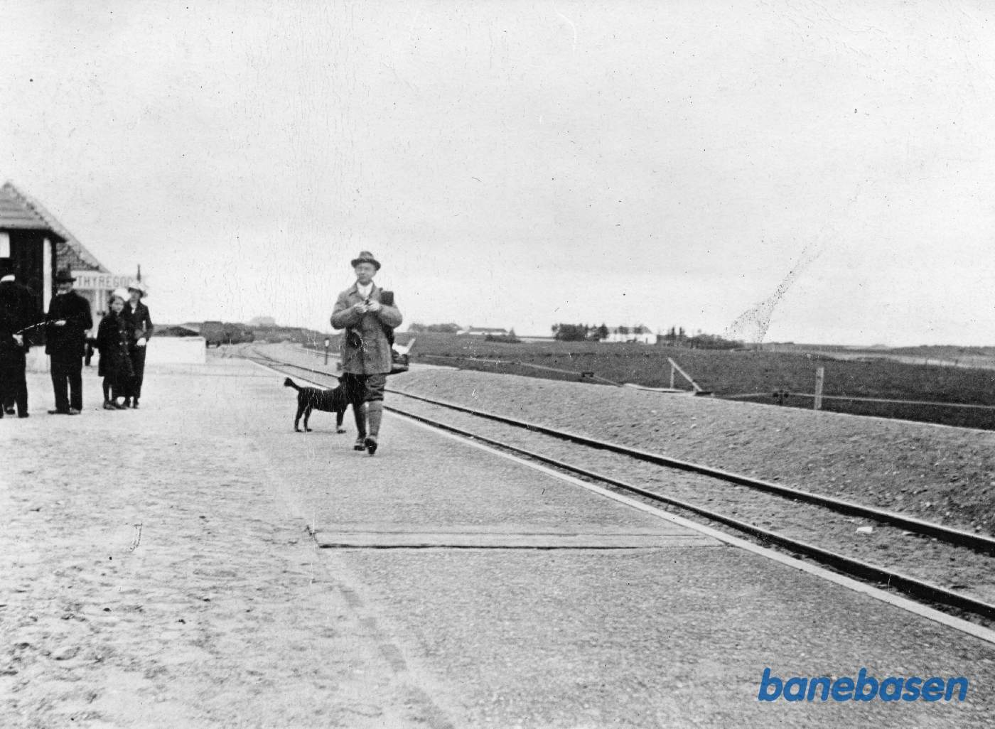 Stationen inden udvidelsen med HV i 1929