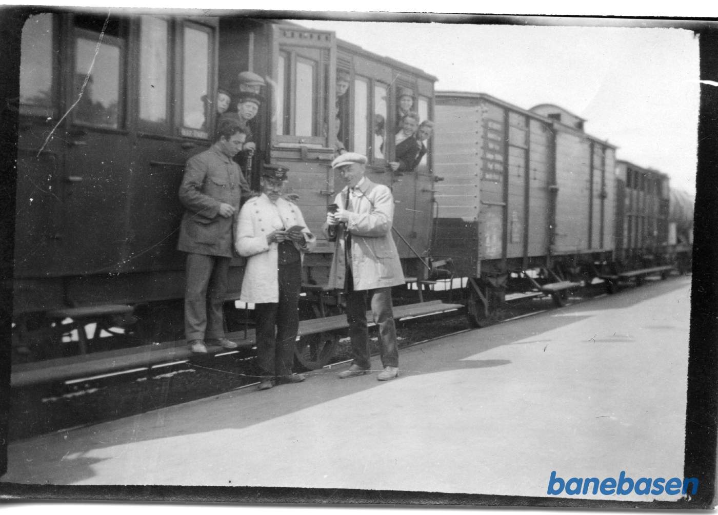 Måske skoleudflugt med blandettog