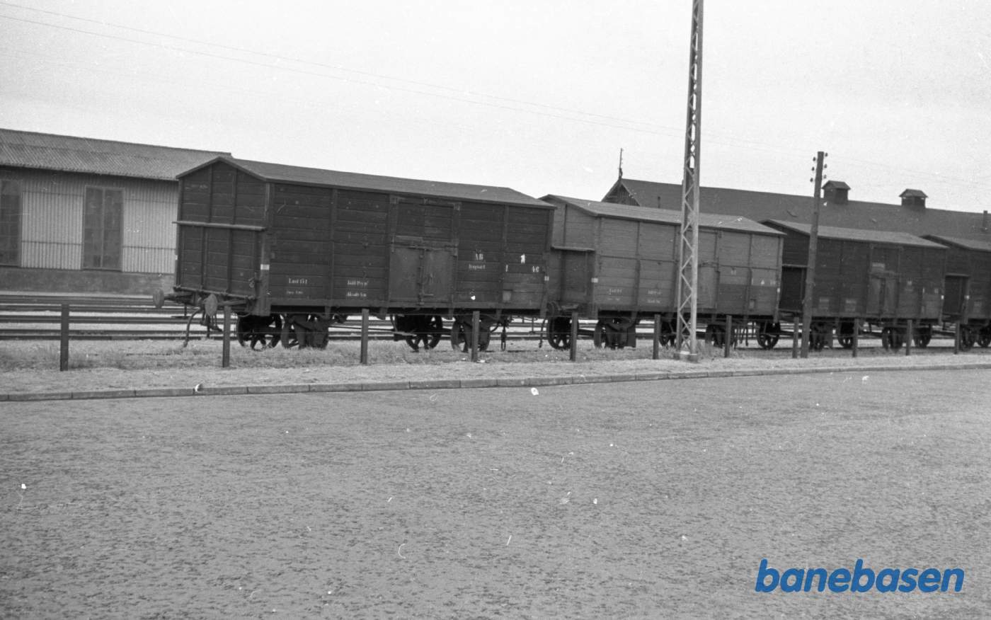 Godsvogne på Amagerbro st.