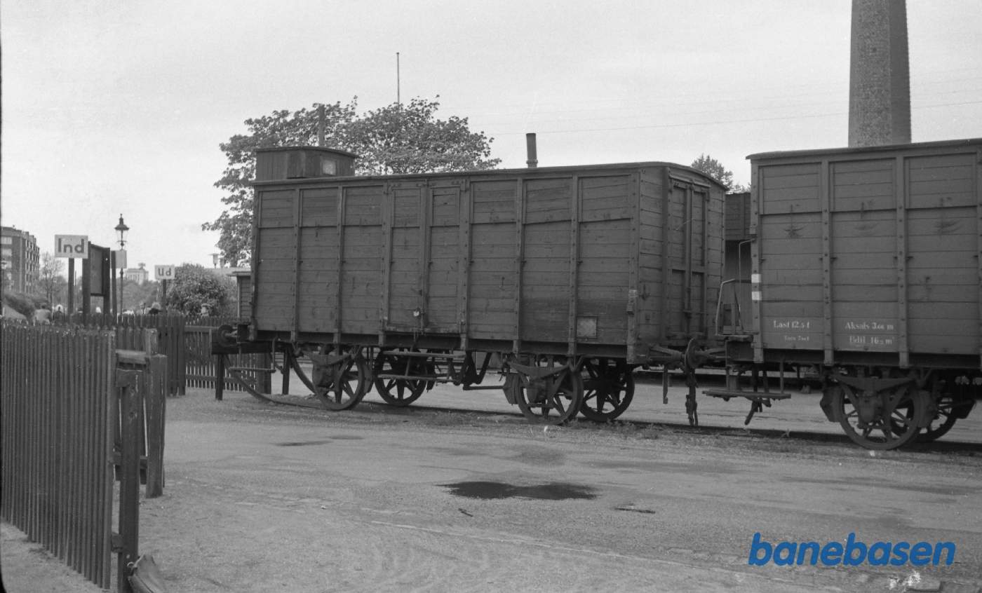 Godsvogne på Amagerbro st.