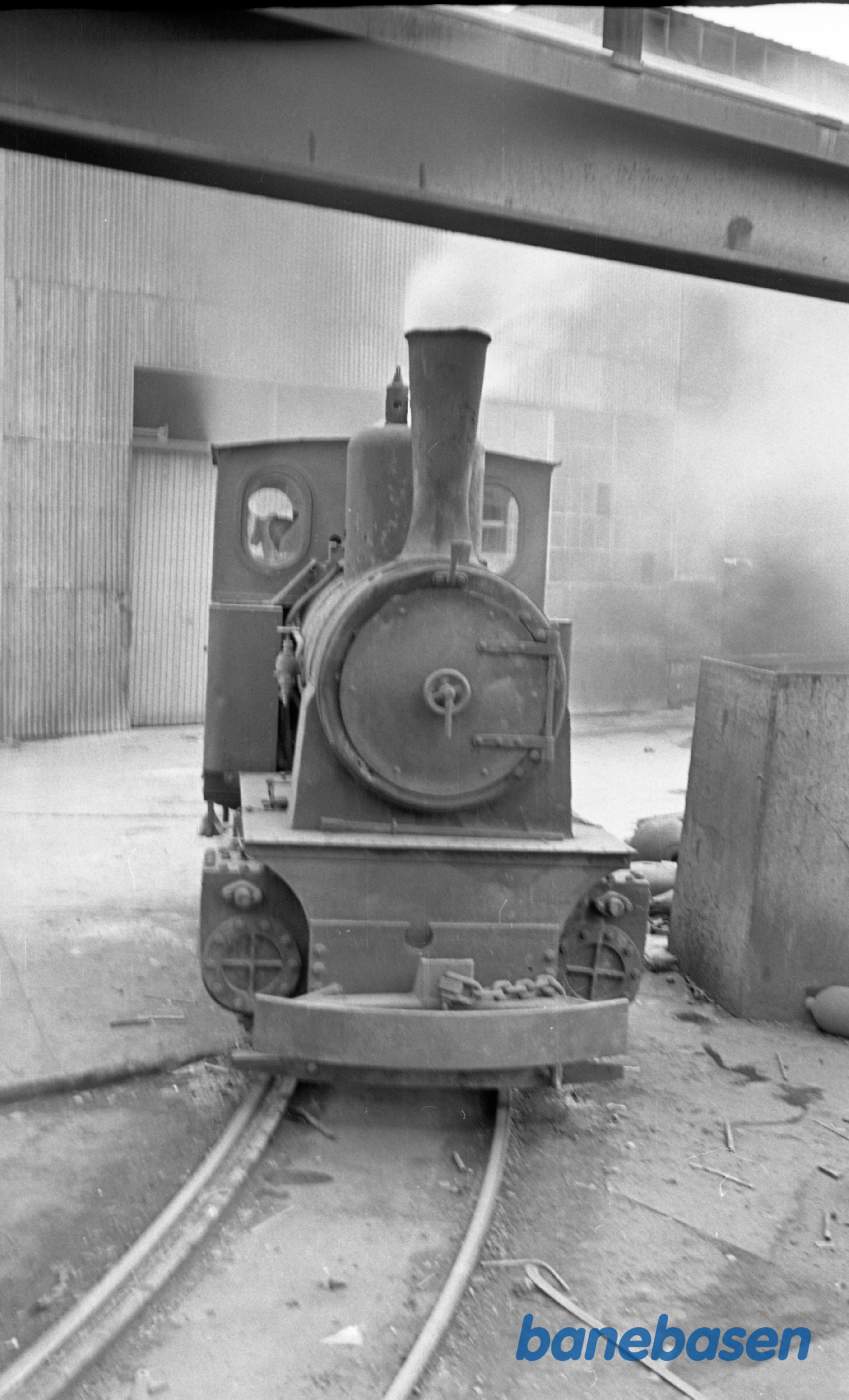 Frederiksværk stålvalseværk tdl. Hammersholt smalsporlok nr. 6.