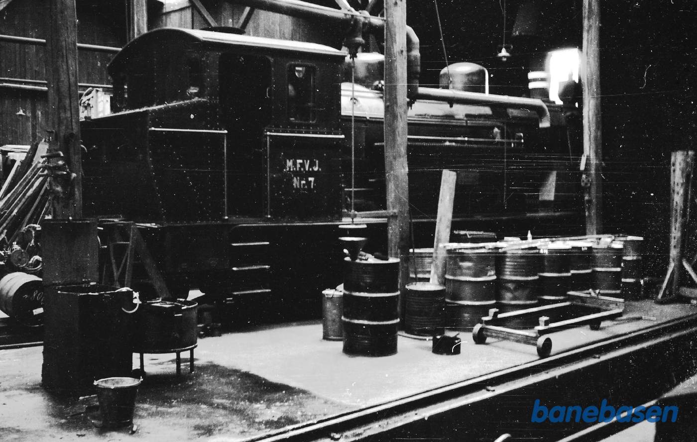 MFVJ nr. 7 i remisen MFVJ nr. 7 i remisen
