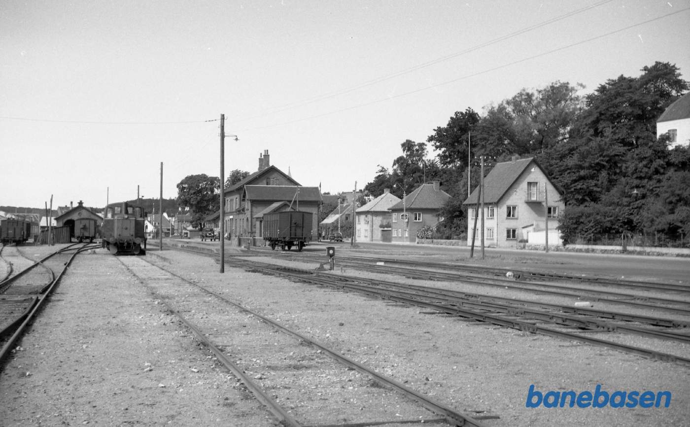 Udsigt over Hadsund station fra Nord