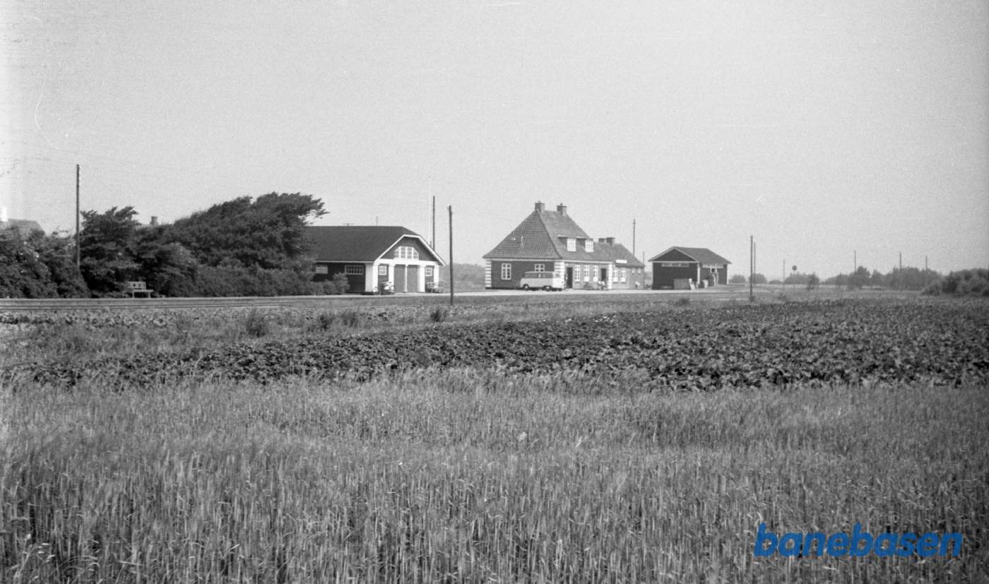 Lønstrup station fra perronsiden