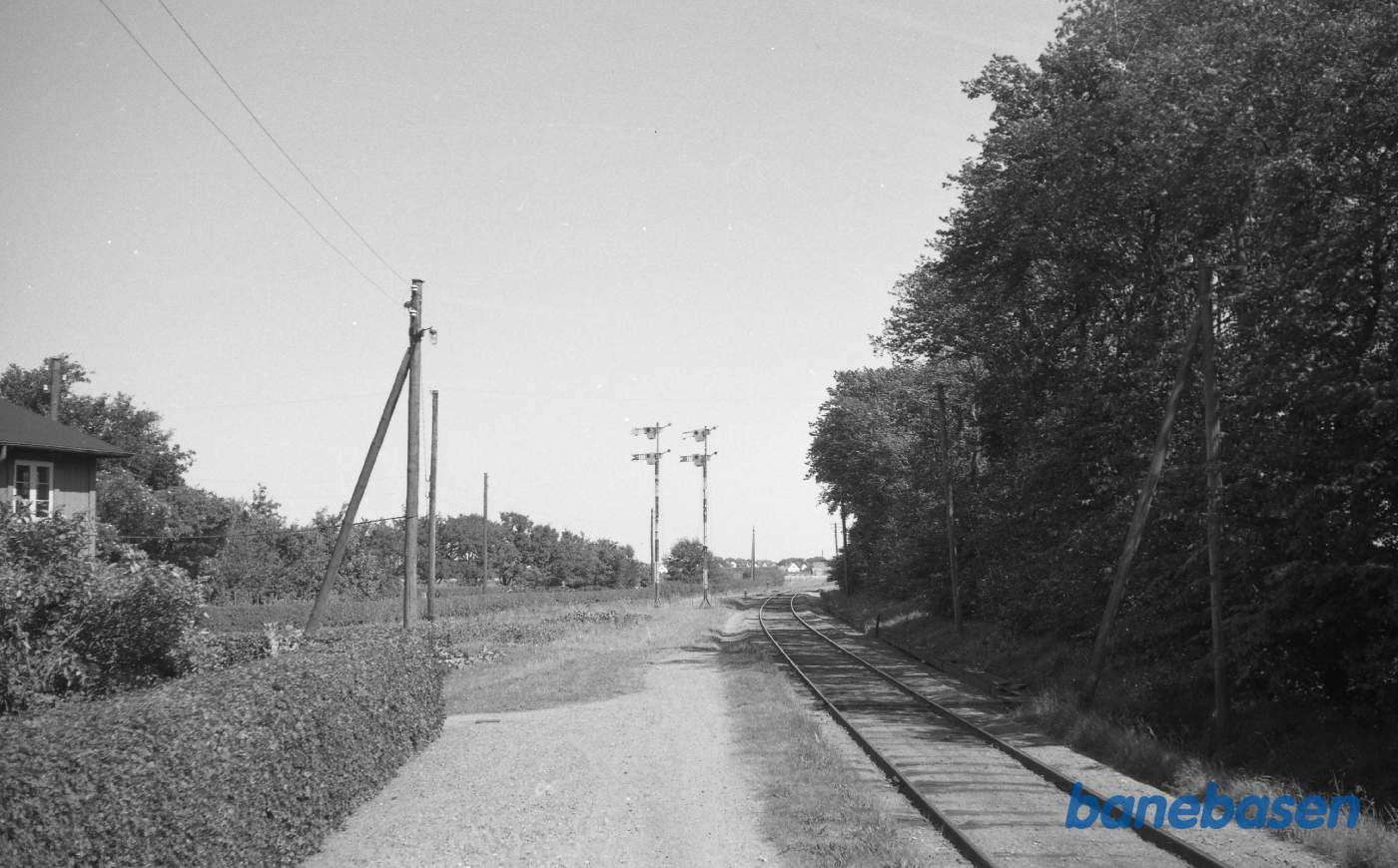 Ryå station med signaler