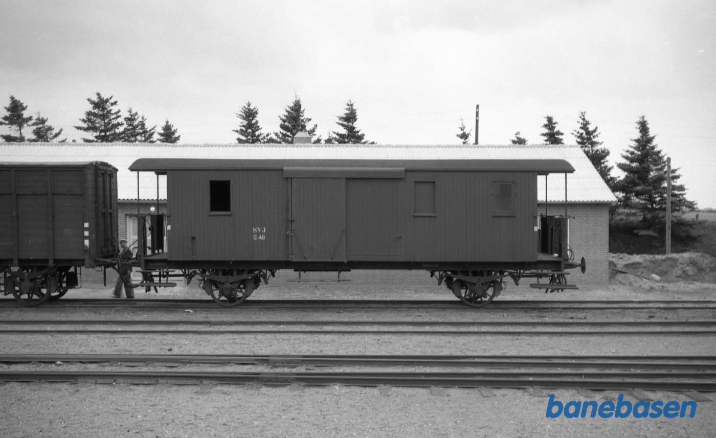 SVJ G 40 på Spøttrup station SVJ G 40 på Spøttrup station