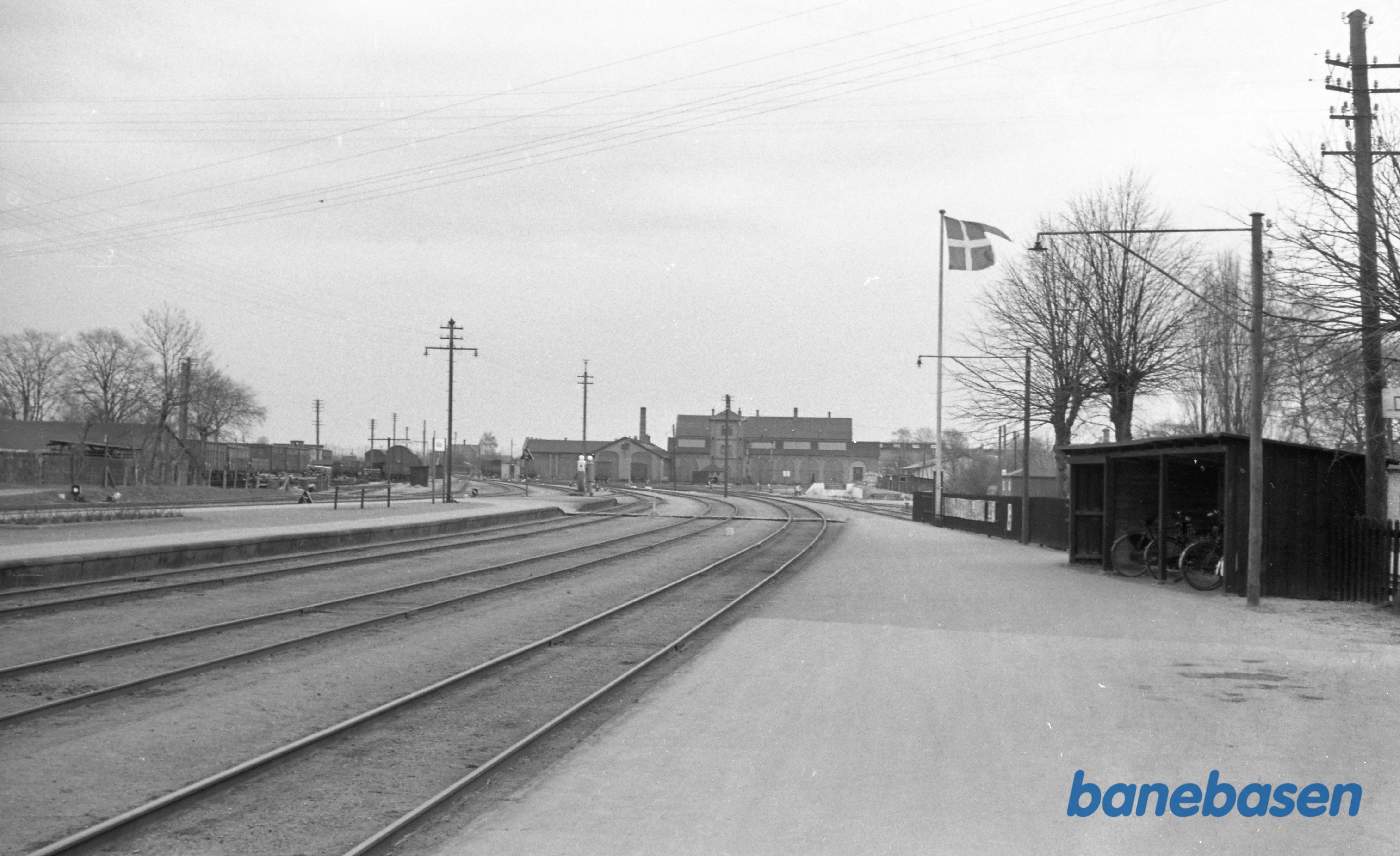 Maribo station. set fra øst