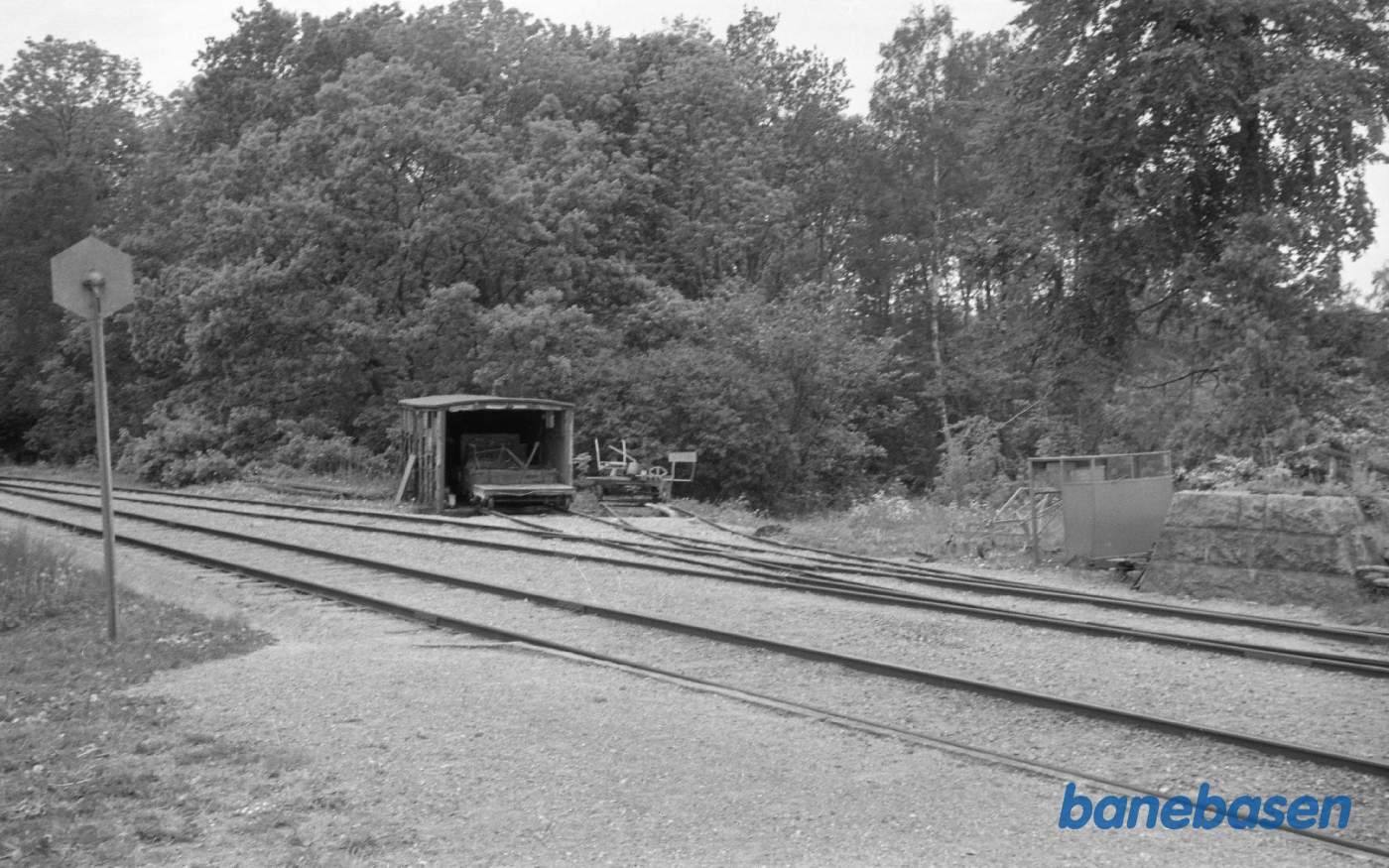 Skærsø station. Troljeskuret