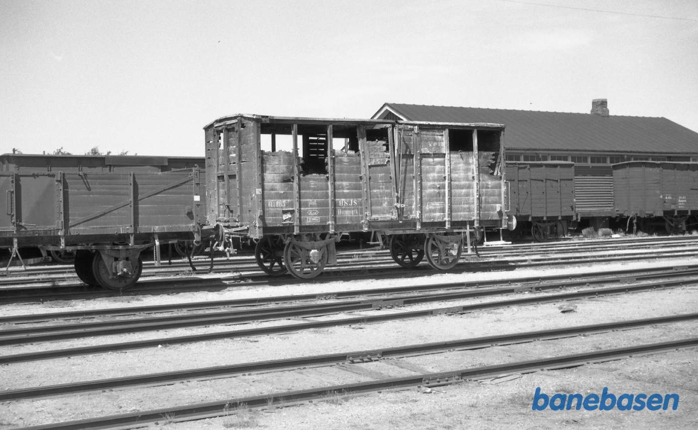 Hårlev station med brændt Qa 185