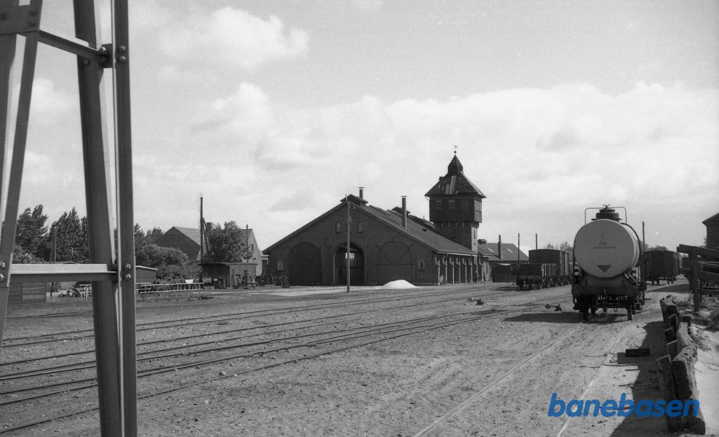 Rudkøbing station. Remisen