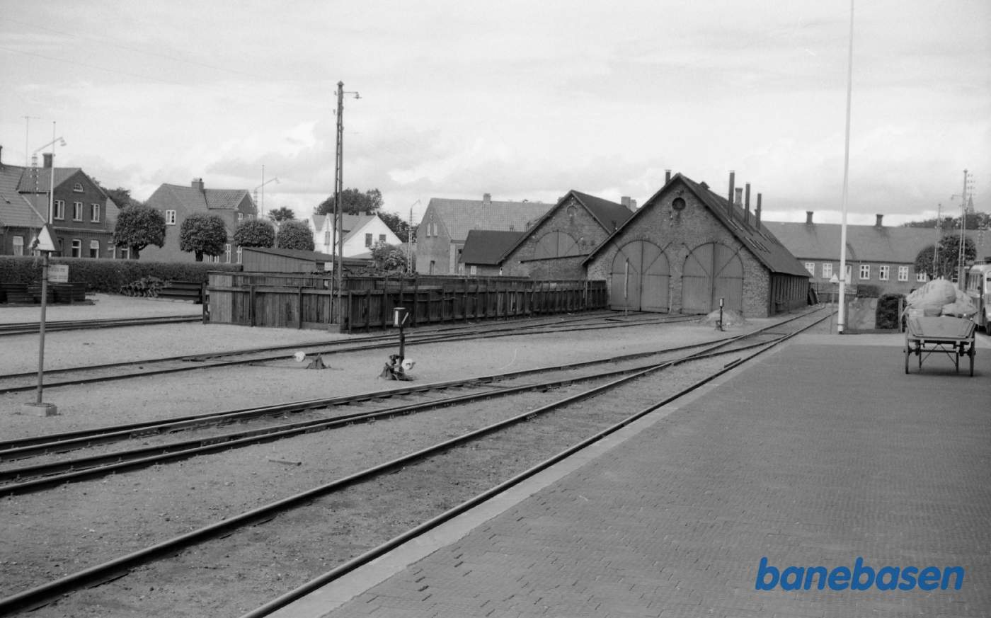 Lemvig station. Den gamle remise